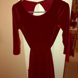 Formal winter dress - velvet